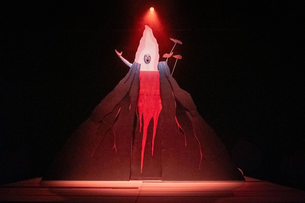 Er rent een berg voorbij 